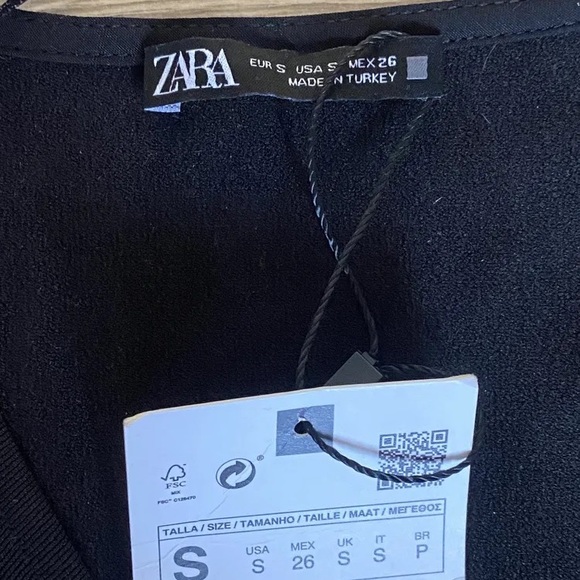 Zara| Dress| Ottoman Rib Dress in black - Picture 6 of 7